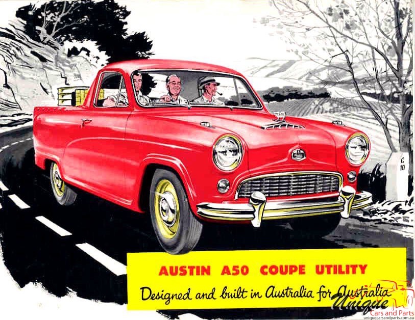 1957 Austin A50 Ute Brochure